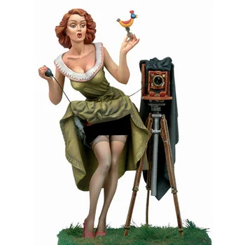 1/22 80mm senovės moteris stovi Dervos pav Modelis rinkiniai Miniatiūriniai gk Unassembly Unpainted