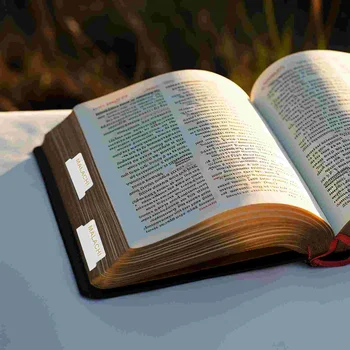 10 Lapų Biblija Indeksas Žymekliai Skirtukus Tvirtas Studijos Etikečių Tuščią Lipdukas Mažas Žurnalinė Prekių Dozatoriais Lipdukai