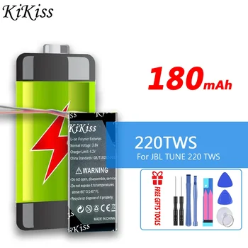 180mAh KiKiss Baterija JBL MELODIJA 220 TWS 220TWS 225TWS 225 TWS Akumuliatorius, 2-Wire Skaitmeninis Baterijos