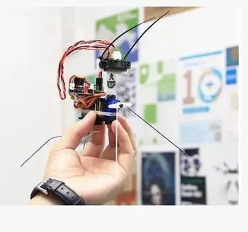 1pcs Vietoje EOL AVR Vabzdžių bot Insectbot rinkinys vaikams 4 pėdų klaidą roboto Kūrimo rinkinį