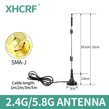 2.4 G 5G 5.8 G WIFI Signalo Stiprintuvas Belaidžio ryšio Anteną WLAN 5X Range Extender Magnetinio Kalno Signalas Antenos Magnetinis pagrindas SMA