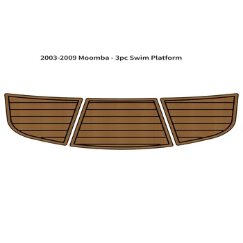 2003-2009 Moomba-3pc Plaukti Platforma Žingsnis Trinkelėmis Valtis EVA Putų Tiko Denio Grindų Kilimėlis Pagrindo Lipni SeaDek Gatorstep Stilius