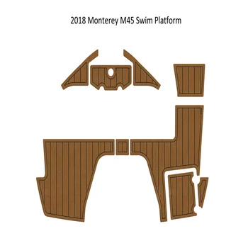2018 Monterey M45 Plaukti Platfrom Žingsnis Trinkelėmis Valtis EVA Putų Dirbtiniais Tiko Denio Grindų Kilimėlis Pagrindo Lipni SeaDek Gatorstep Stilius