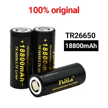 2022 originalus neue 26650 batterie 18800mAh 3,7 V 50A li-ionen akku für LED taschenlampe + ladegerät