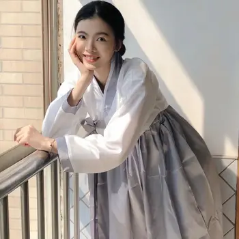 2023 korėjos tradicinio stiliaus drabužiai suknelė, moterų tautinių šokių hanbok didelis sijonas etapo rezultatus šokio festivalis drabužių a287