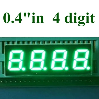 20PCS 0.4 colio 4 Bitų gryna Žalia Skaitmeninės Vamzdis LED Ekranas 7 Segmentų Bendro anodo 0.4
