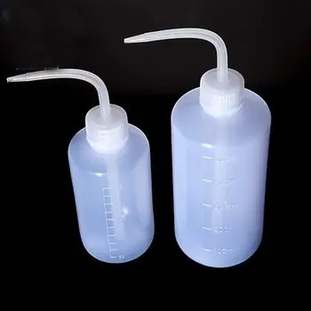 250ml Plastiko LDPE Laborotary Tatuiruotė Plauti Squeezy Matavimo Butelį lab naudoti