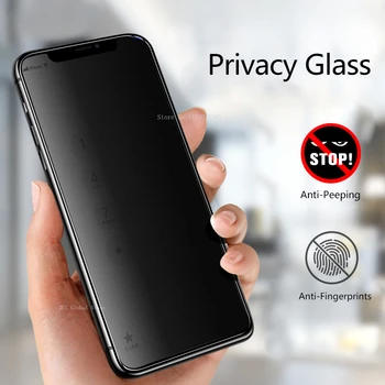 2vnt 9H Privatumo Grūdintas Stiklas iPhone 14 11 Pro Max 12 13 Mini XS XR Screen Protector, IPhone 15 Pro MAX 7 8 Plus Stiklo