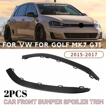 2VNT Automobilio Priekinio Buferio Lip Už Golf MK7 GTI 2015-2017 VW Apatinis Aptakas Oro Deflektorius Valance Apdaila 5GG8059039B9 5GG8059049B9