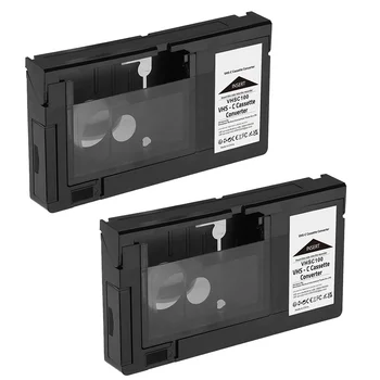 2VNT VHS-C Kasetės Adapteris į VHS-C SVHS vaizdo Kameros JVC RCA Panasonic Variklio VHS Kasetę Ne 8mm/MiniDV/Hi8
