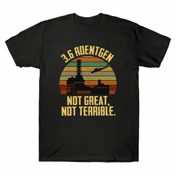 3.6 Roentgen Ne Didžiosios Nėra Baisi Vintage Retro T-Shirt Vyrai Medvilnės Marškinėliai Tee