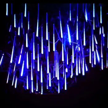 30/50cm Meteoras Dušas LED Styginių Šviesos Lauko Vandeniui Pasakų Šviesos Gatvės Šalis Kalėdos Girliandą Kalėdų Medžio Apdaila 2024