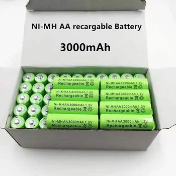 4 ~ 20 VNT 1.2 V 3000 MAh NI-MH AA Pre-cargado Bateras Recargables NI-MH Recargable AA Batera Para Juguetes Micrfono De La Cmara
