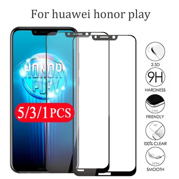 5/3/1Pcs visiškai padengti huawei honor žaisti 4 4T pro 3, 3e telefono screen protector, grūdintas stiklas, apsauginė plėvelė stiklo išmanųjį telefoną