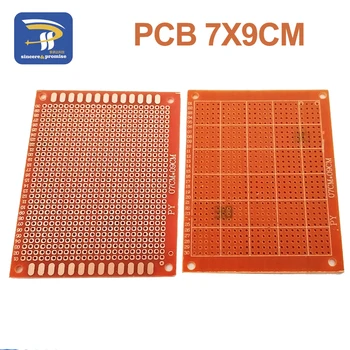 5VNT 7x9cm 7*9cm vienoje Pusėje Prototipas 2.54 mm Breadboard PCB Universal 