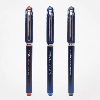 5VNT Japonija Pentel BLN25 Gelio Rašiklis Studentų Quick Dry Pen 0.5 Didelės Talpos Pasirašymo Pen Juoda Raudona Mėlyna Stacionarių