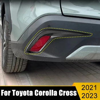 ABS Anglies Pluošto Automobilio Galinis Rūko Žibintas Rėmo Apdaila Padengti Lipdukai Reikmenys Toyota Corolla Kryžiaus XG10 2021 2022 2023 Hibridas