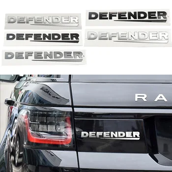 ABS Automobilių Kėbulo Lipdukų Raidžių Emblema Kamieno Ženklelis Land Rover Defender Logotipas EVOQUE 