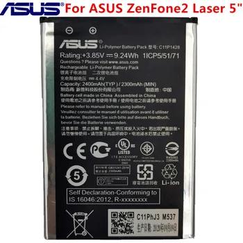 ASUS Originalaus Telefono Baterija C11P1428 2400mAh už Asus ZenFone 2 Lazerio ZE500KL ZE500KG Z00ED 5