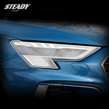 Audi A3 8Y 2020 2021 2022 2023 Automobilių Šildomi priekinis žibintas Anti-scratch TPU Apsauginės Plėvelės Remonto Reikmenų Taisymas