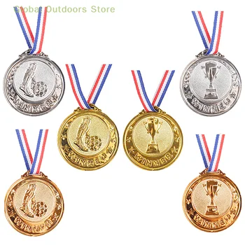 Aukso Sidabro Bronzos Apdovanojimą Medalio Laimėtojas Apdovanoti Futbolo varžybose Prizai Sudarymo Medalis už Suvenyras, Dovana Lauko Sportas Vaikams, Žaislai