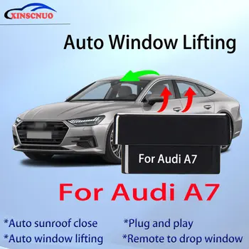 Auto Langą Arčiau Audi A7 2016-2017 Automobilio Stiklas, Automobilio Aksesuaras Nuotolinio valdymo pultelis OBD Automatinis Stoglangis Atidaryti plug and play