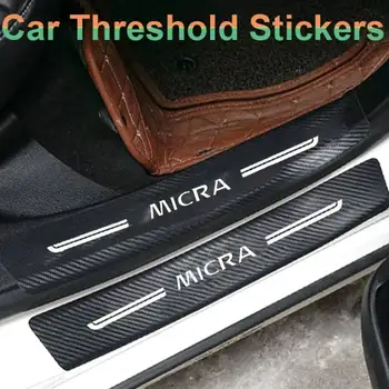Automobilio Duris, bagažo skyriaus Slenksčio Lipdukai Nissan Micra Logotipą, Apsauginės Juostelės Palangės Vandeniui Juosta Lipdukai Nusitrinti Nulio Apdaila