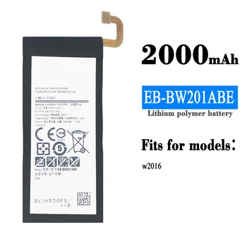 Baterija BW201ABE / EB-BW201ABE Samsung W2016 Telefono Baterijos Su Priemonėmis 2000mAh / 7.7 Wh