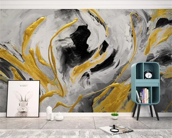 beibehang Pritaikyti šiuolaikinės šiaurės šalių graffiti menas abstraktus aliejaus tapybai kambarį, tv foną papel de parede