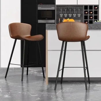 Counter-Prabanga Baro Kėdės Šiaurės Dizaineris Manikiūro Modernūs Siauros, Baro Kėdės, Virtuvės Dizainas, Metalo Taburetes De Baro Baldai HY