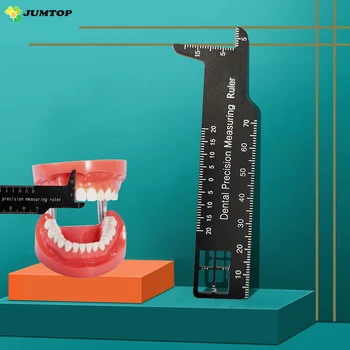 Dantų Tikslumo Matavimo Liniuotė Aliuminio Medicinos Priemonė Span Priemonė Masto Endodontinis Įrankis Dentisty Fotografijos Skirtumas Gabaritas Odontologas
