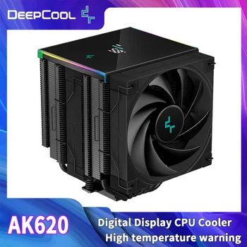 DeepCool AK620 CPU Aušintuvas su Skaitmeniniu Ekranu 6 Šilumos Vamzdžiai Bokštai Dvyniai Radiatorių Už LGA 2066 2011 1700 1200 115X AM5 AM4