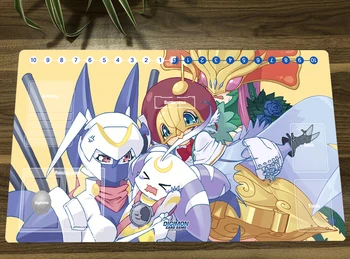 Digimon Dvikova Playmat Sirenmon Dianamon Prekybos Kortų Žaidimas, Mat DTCG CCG Mat Pelės Pelės Mygtukai Stalas Stalo TCG Žaisti Mat Nemokamas Krepšys