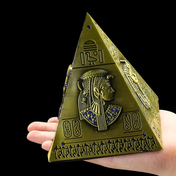 Egipto Orientyras Pastatas Piramidės Modelis, Modeliavimas Mini Namų Piggy Bank Laikymo Kasoje Apdailos Kūrybinės Amatų