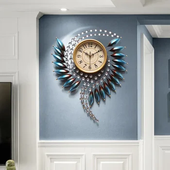 Europos Atvykimo Lux Meno Laikrodis Sieninis Laikrodis Kambarį Namuose Mados Asmenybės Kūrybiškas Modernių ir Paprastų Atmosfera Begarsis