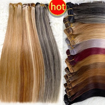 Extensiones De Kabeljas Cabelo Humano Originalus Dvigubo Tempimo Mergelės Cheveux Humains Raw Vietnamo Žmogaus Plaukų Ryšulių Plėtiniai