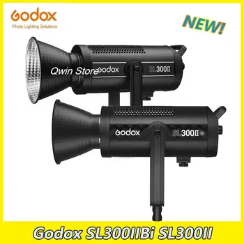 Godox SL300II SL300II Bi-Color Fotografijos 5600K LED Vaizdo Šviesos, Fotografijos Lempa Stream Foto Studija Kameros Apšvietimas