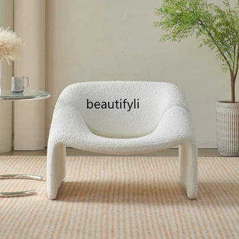 Italijos Minimalistinio Fotelis Šviesos Prabangūs Modernios Bendrosios Sofa Kambarį Retro Laisvalaikio Kėdė
