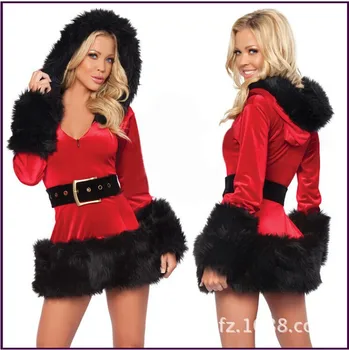 Kalėdų Halloween kostiumai ir Kalėdų šokiai, įskaitant fotografijos ir seksualus ilgomis rankovėmis funkcijos.