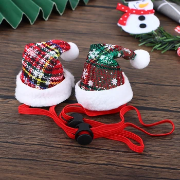 Kalėdų Šunelis Skrybėlės Mados Kalėdų Skrybėlę, Šuo Šalies Papuošti Šunelis Kepurės Kalėdų Dekoro Produktus Maži Šunys, Katės