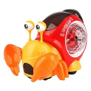 Krabų Formos Žaislas Šokių Krabų pabėgti Žaislas Įkraunamas Elektrinis Naminių gyvūnų Žaislai Pėsčiomis Krabų Jutimo Žaislas, Skirtas Kūdikių Ankstyvojo ugdymo žaislas