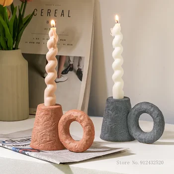 Kūrybinės Keramikos Žvakidė Šviesą Namuose, Miegamajame 