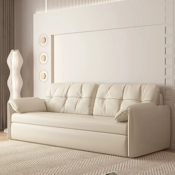 Lankstymo Baltos spalvos Sofa-Lova Integruota Dvejopos paskirties Daugiafunkcinis Grindų Piešinys Gyvenamasis Kambarys Sofos Sala De Estar Namų Baldai