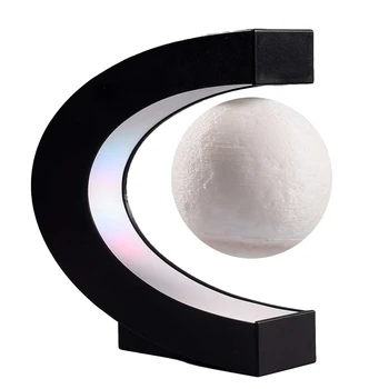 Magnetic Levitation Plūduriuojantis Mėnulis su LED Šviesos Lighing Mėnulis Namų Miegamojo, Biuro Stalo Dekoro Gimtadienio Dovana Vyrams Vaikas