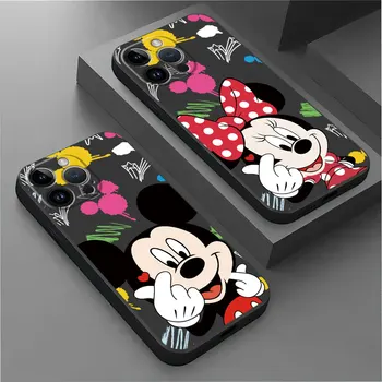 Minnie, Mickey Mouse Donaldas Telefoną Atveju Huawei Y8s Y9 2019 Y9a Y6p Y7 Y6 Nova 9 SE Y90 Y60 Y61 Y70 Plus Pro 11 10 SE 8i Dangtis