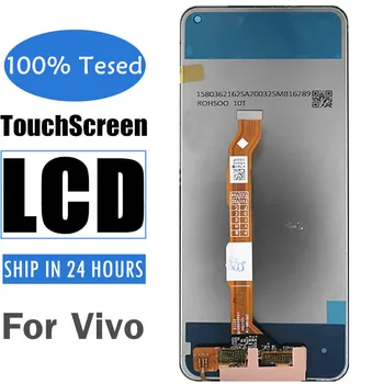 Mobiliųjų telefonų Užbaigti LCD Ekranas Vivo iQOO NEO 3 NEO3 Z1 Z1X Mobilusis Telefonas, TFT Ekranas TouchScreen skaitmeninis keitiklis Remontas
