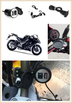 Motociklo modifikuotų USB mobiliojo telefono įkroviklis su jungikliu vandeniui HONDA CBR500R CB500F X GROM RC51 RVT1000 SP-1, SP-2