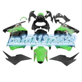 Motociklo Purvasargiai Už Kawasaki EX-250R EX250R Ninja 250 Metų 08 09 10 11 12 Įpurškimas, ABS Motociklą Lauktuvės Rinkinys Žalia JUODA