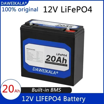 Naujas 12V 20Ah LiFePo4 Baterija Ličio Geležies Fosfato 12V 24V LiFePo4 Akumuliatorius už Vaikas Motorolerių, Motorinių Valčių be Mokesčių