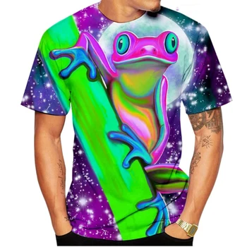 Naujas Mielas Varlė 3D Spausdinimo Marškinėliai Vyras Vasara O-Kaklo trumpomis Rankovėmis Atsitiktinis Tee Streetwear Unisex Drabužių, Negabaritinių Viršūnės T-shirt